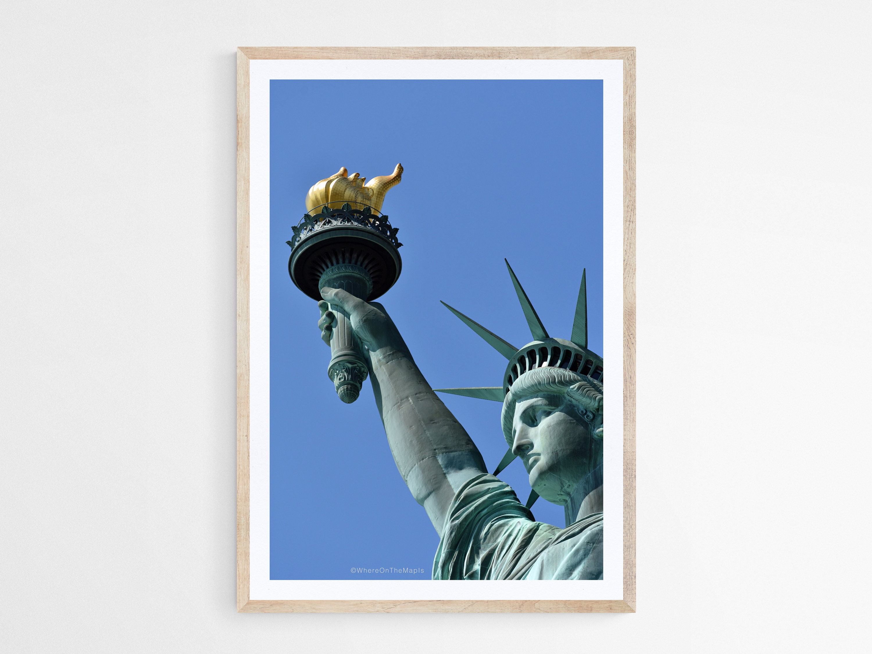 The Statue Of Liberty NYC Wall Art Statue Of Liberty Print Etsy