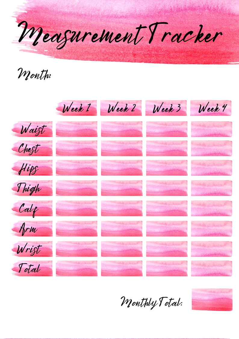 Printable Weight Loss Planner Journal. Weight Loss Chart, Wkly Weigh In