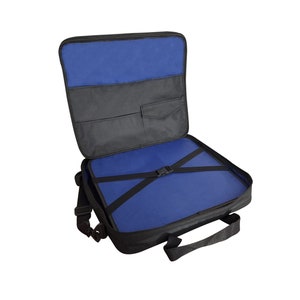Étui souple pour tenues maçonniques |  Sac porte-tablier MM/WM | à bandoulière avec porte-tablier | Le Royaume maçonnique®