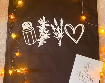 Practical Magic inspired tote shopping bag. Halloween. Witches. Gift