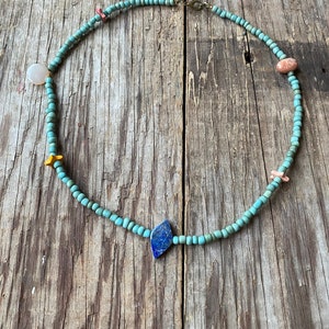 Turquoise Charm Necklace