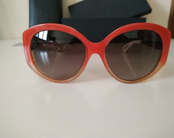 Orangefarbene Dior-Sonnenbrille