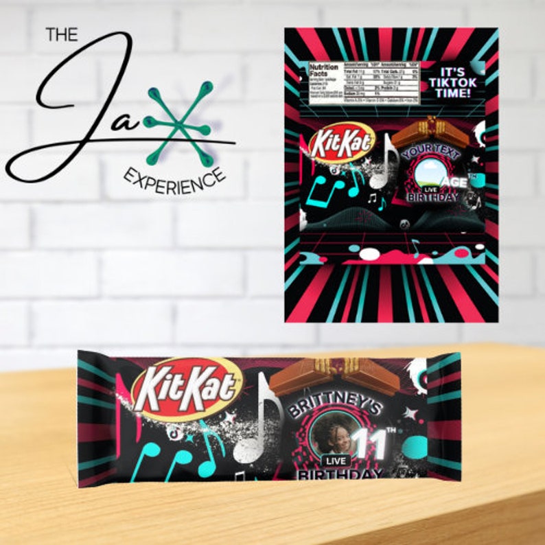 Tik Tok Candle Bundle Editable Template Party Favors Etsy