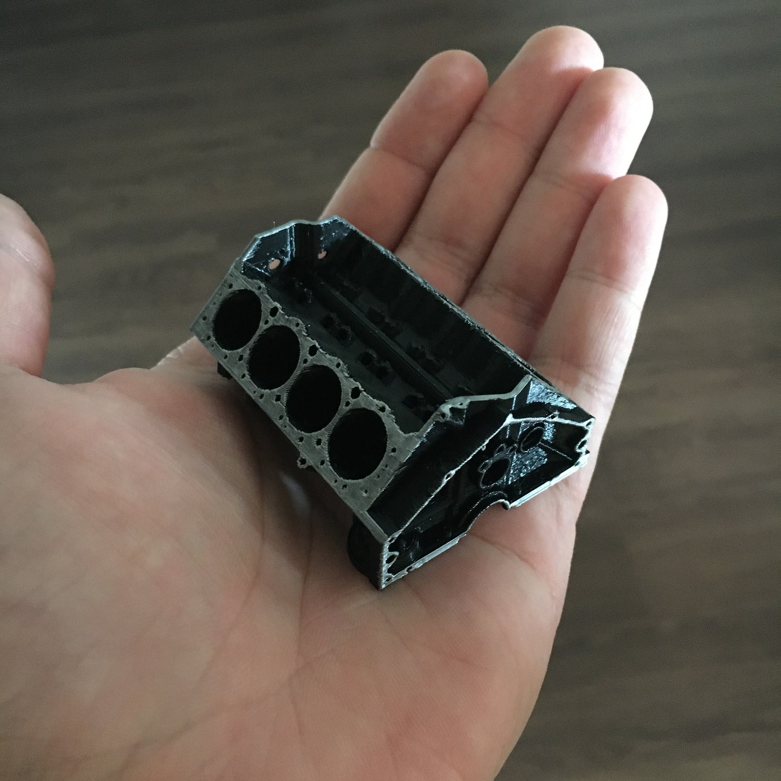 110 Scale Chevy Small Block V8 Engine Block Etsy