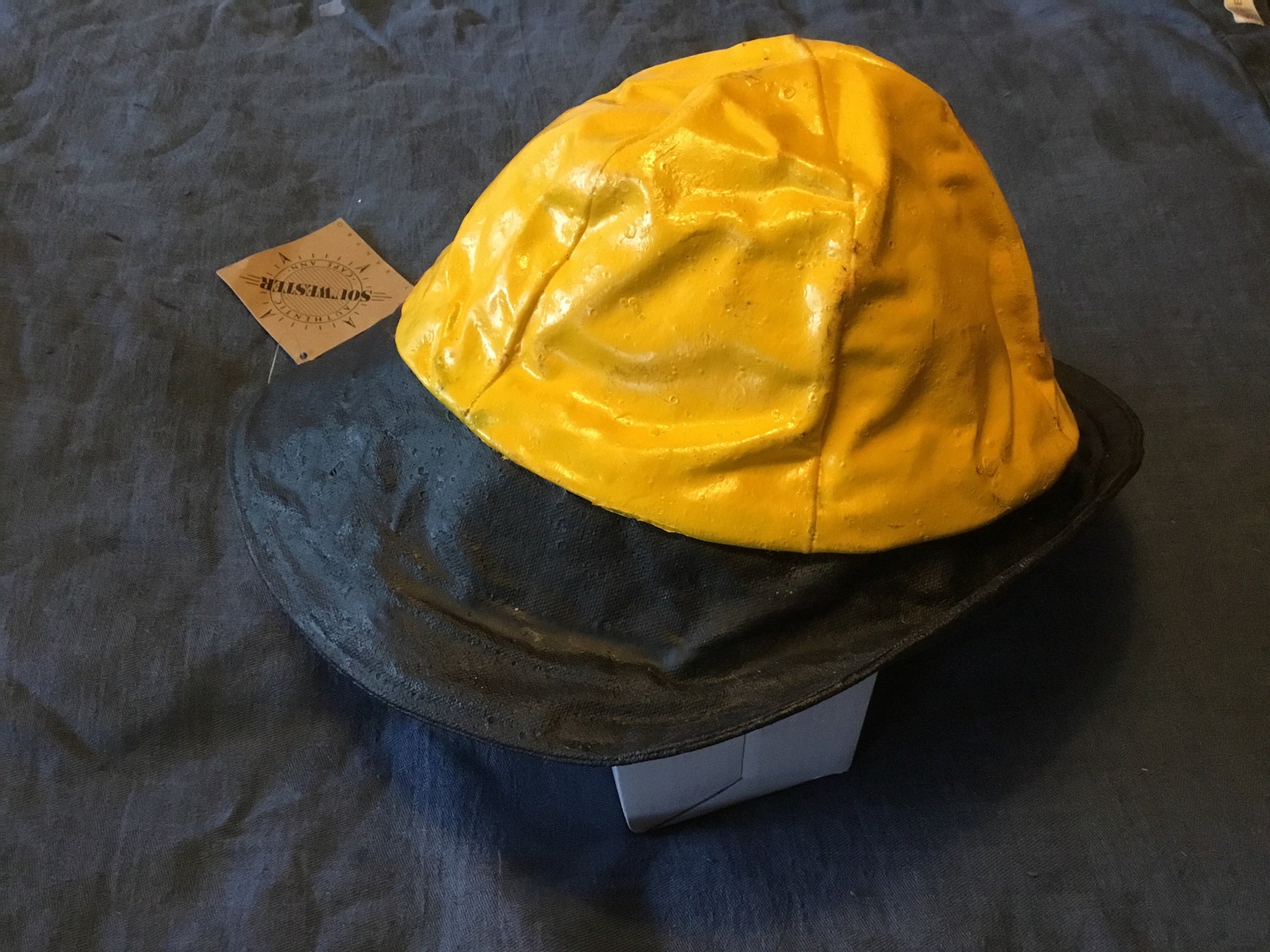 Cape Ann SouWestern Traditional Fishermans Oilskin Rain Hat Etsy