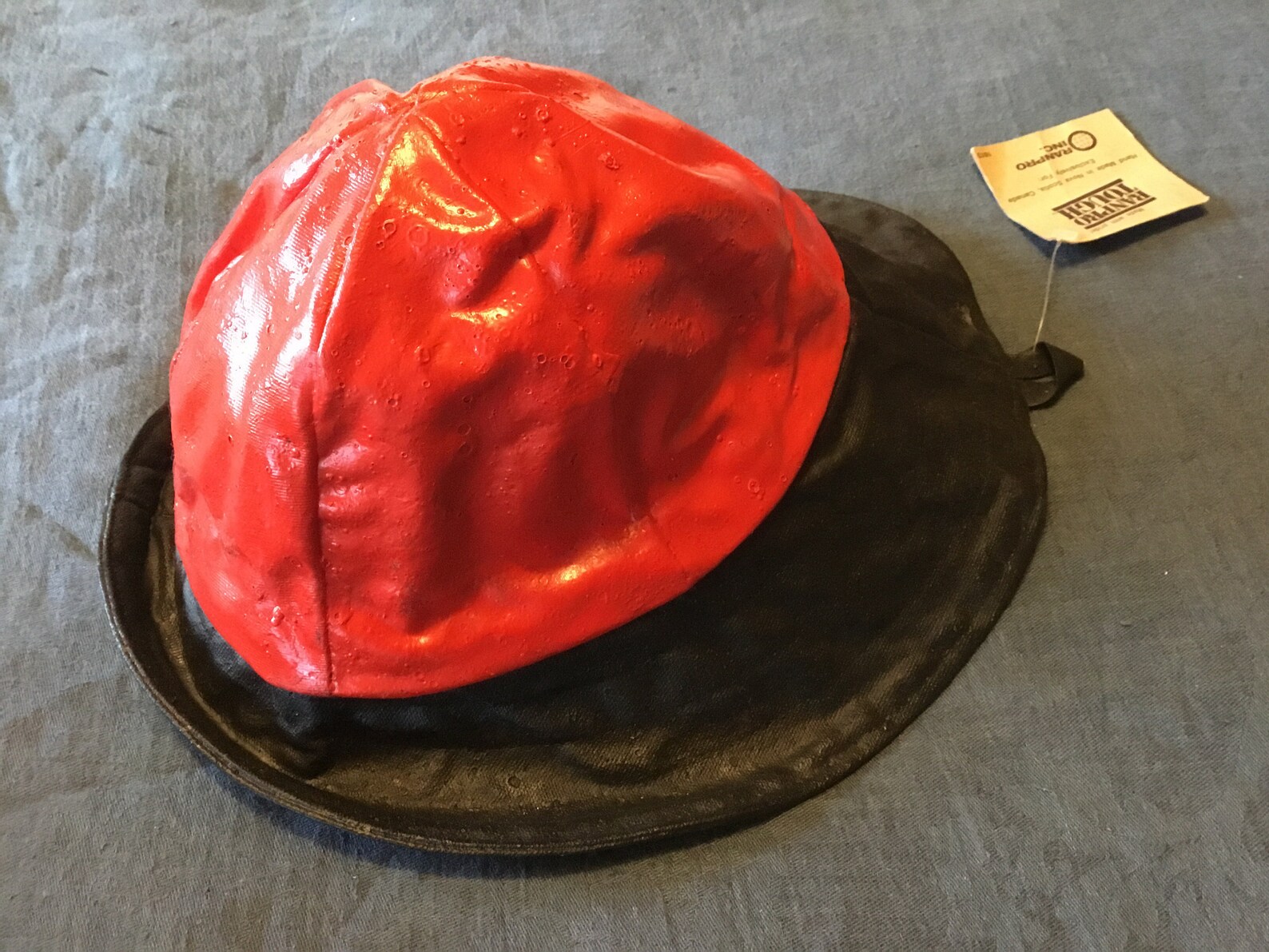 Cape Ann Souwestern Traditional Fishermans Oilskin Rain Hat Etsy