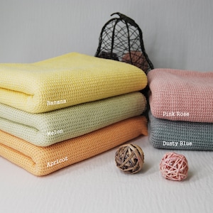 YOKO Hacci Sweater Knit Fabric: Soft Medium Weight Poly Rayon Blend