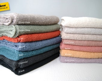 Fuzzy Fluffy Sweater Knit Fabric: Soft Heavyweight Belle Fabric