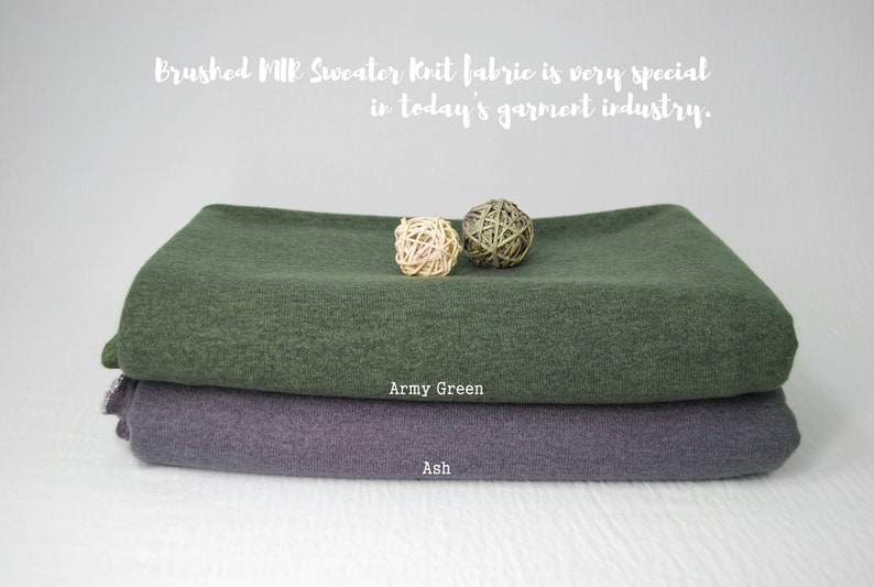 LIGHT Brushed MIR Knit Fabric by the Yard Soft Hand Feel With Etsy
