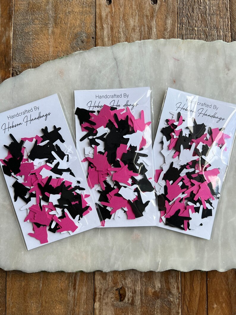 ASL Confetti / Sign Language Confetti / ASL I Love You / Sign Language ...