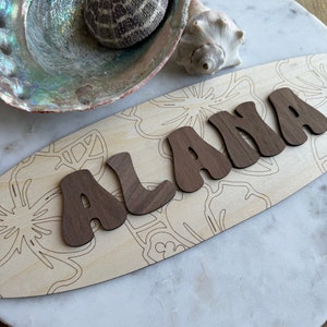 Surfboard Name Sign / Ocean Birth Announcement / Beach Name Sign ...