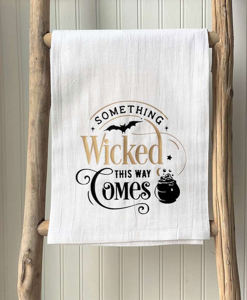 Something Wicked This Way Comes Tea Towel / Shakespeare Macbeth Tea ...