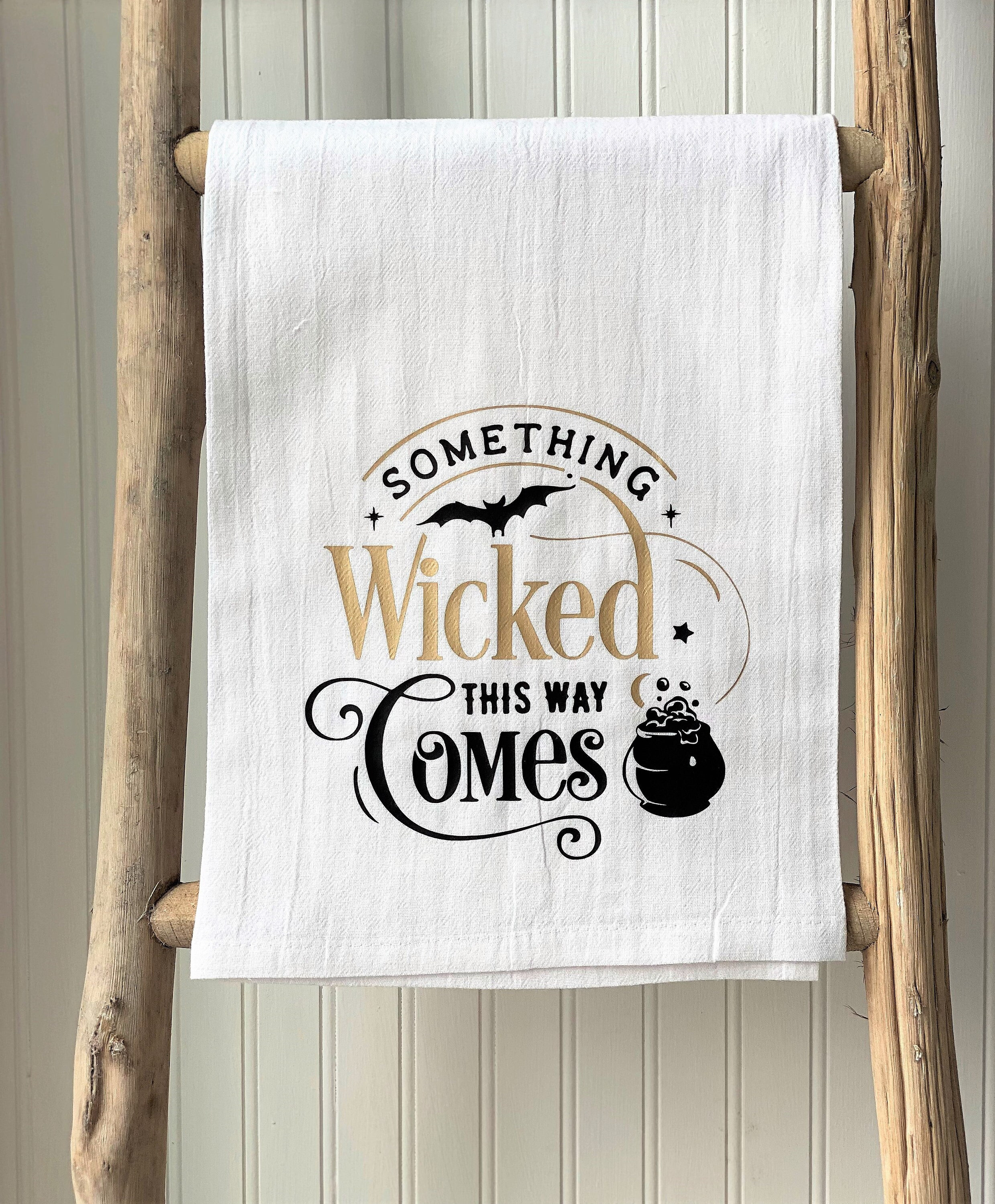 Something Wicked This Way Comes Tea Towel / Shakespeare Macbeth Tea ...