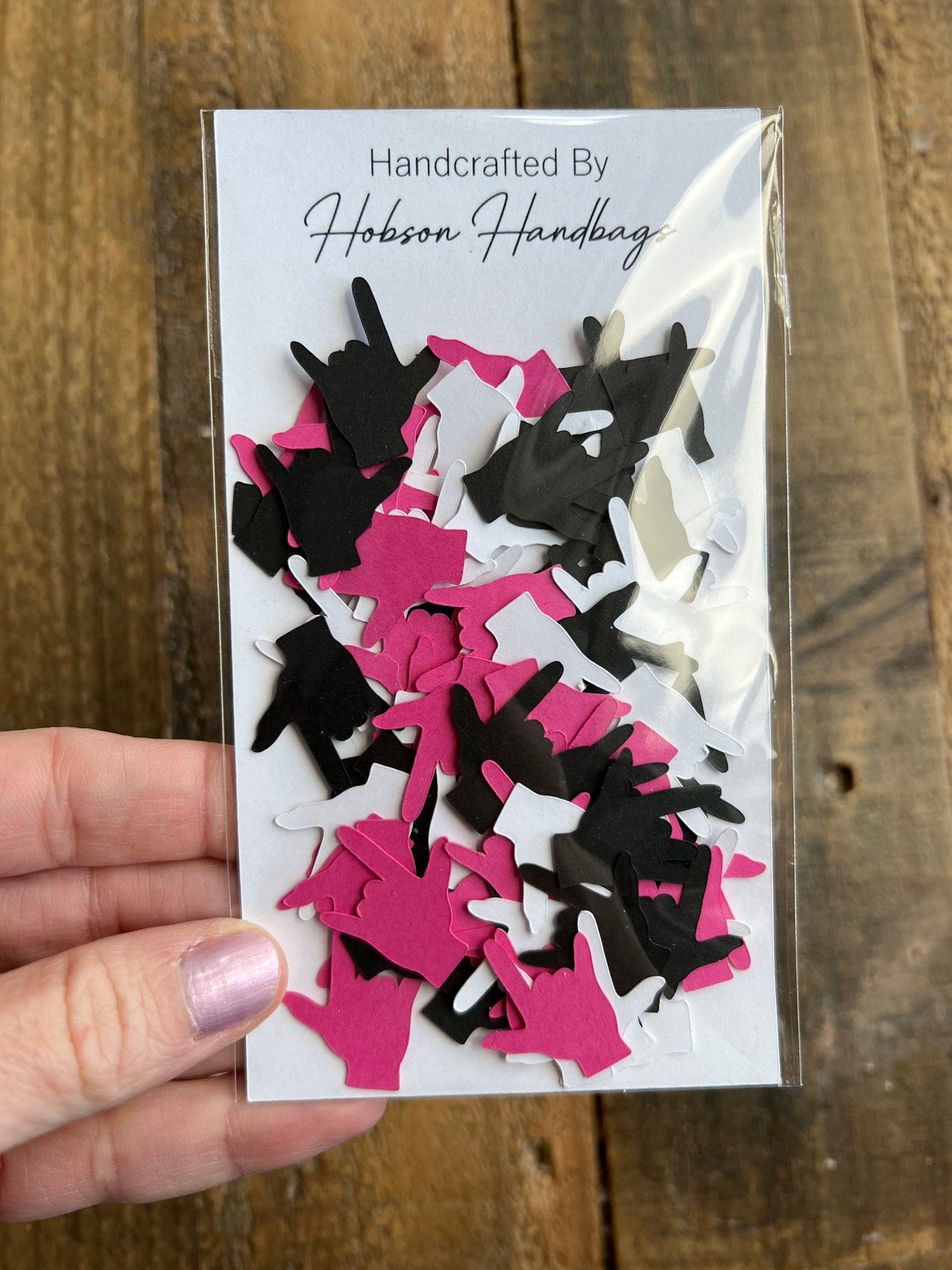ASL Confetti / Sign Language Confetti / ASL I Love You / Sign Language ...