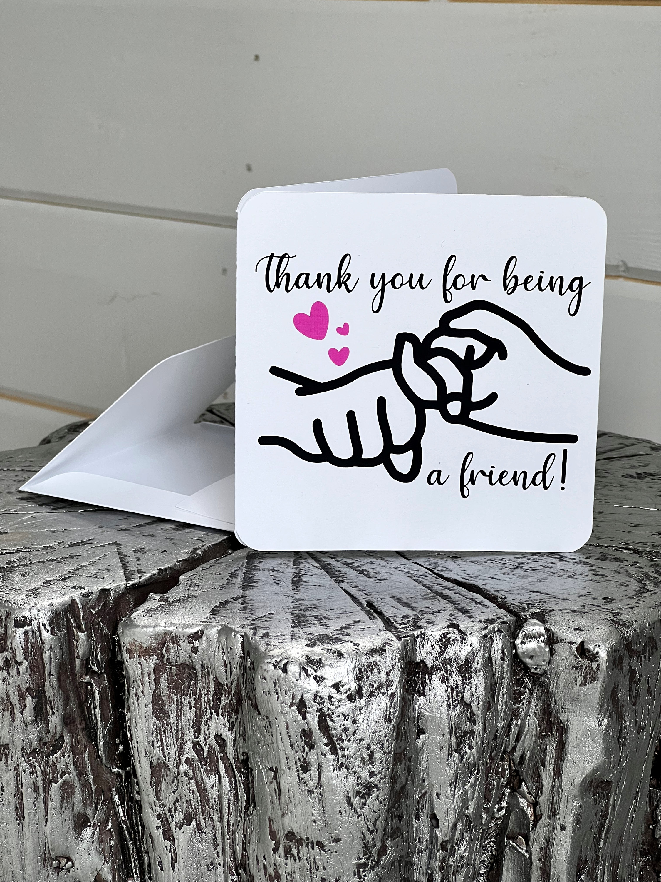 Sign Language Card for Friend / ASL Thank You for Being a Etsy