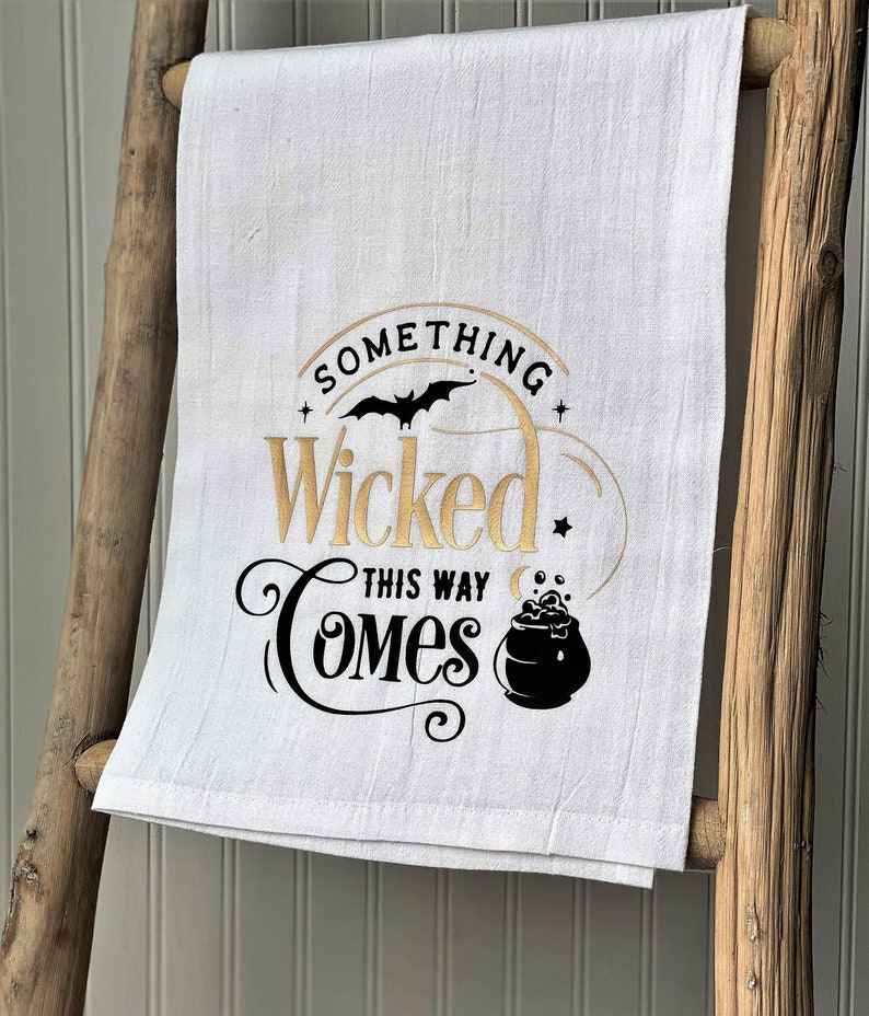 Something Wicked This Way Comes Tea Towel / Shakespeare Macbeth Tea ...