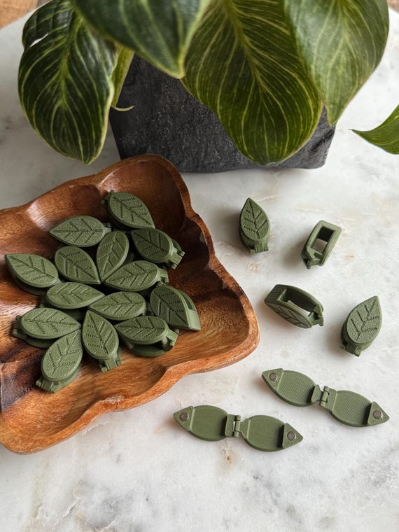 Climbing Plant Wall Clip Set / Indoor Vining Plant Support / House Plant Accessories/ Gift for Gardener / Plant Lover / Magnetic Plant Clip