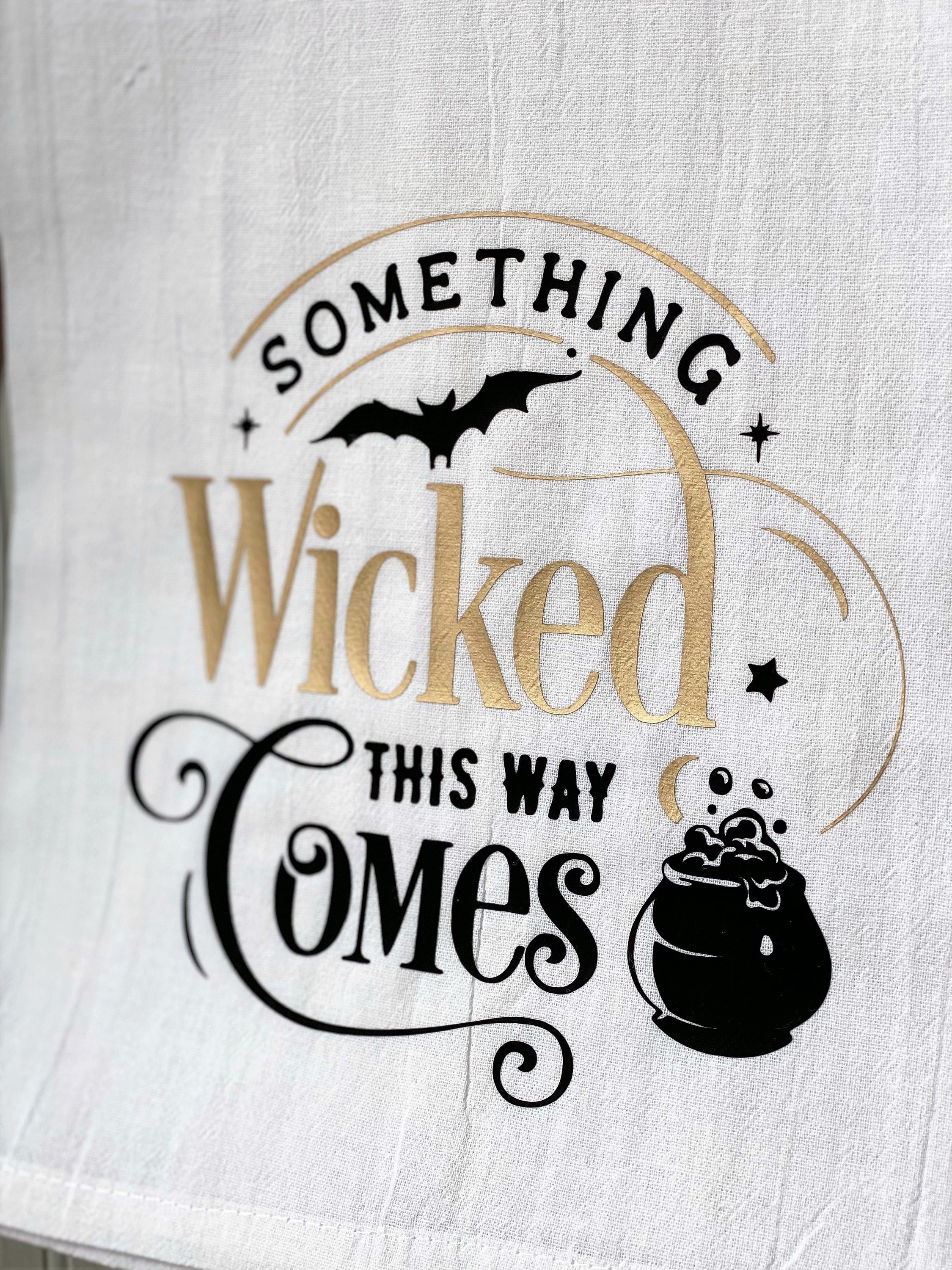 Something Wicked This Way Comes Tea Towel / Shakespeare Macbeth Tea ...