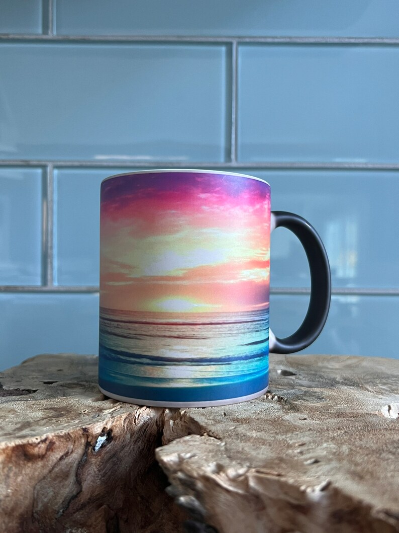 Color Changing Sunrise Mug / Sunset Beach Mug / Heat Sensitive - Etsy