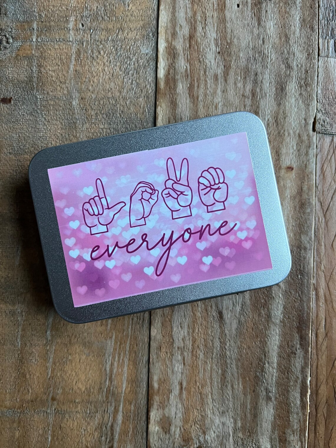 Sign Language Puzzle / ASL Valentines Day Gift / Sign Language - Etsy