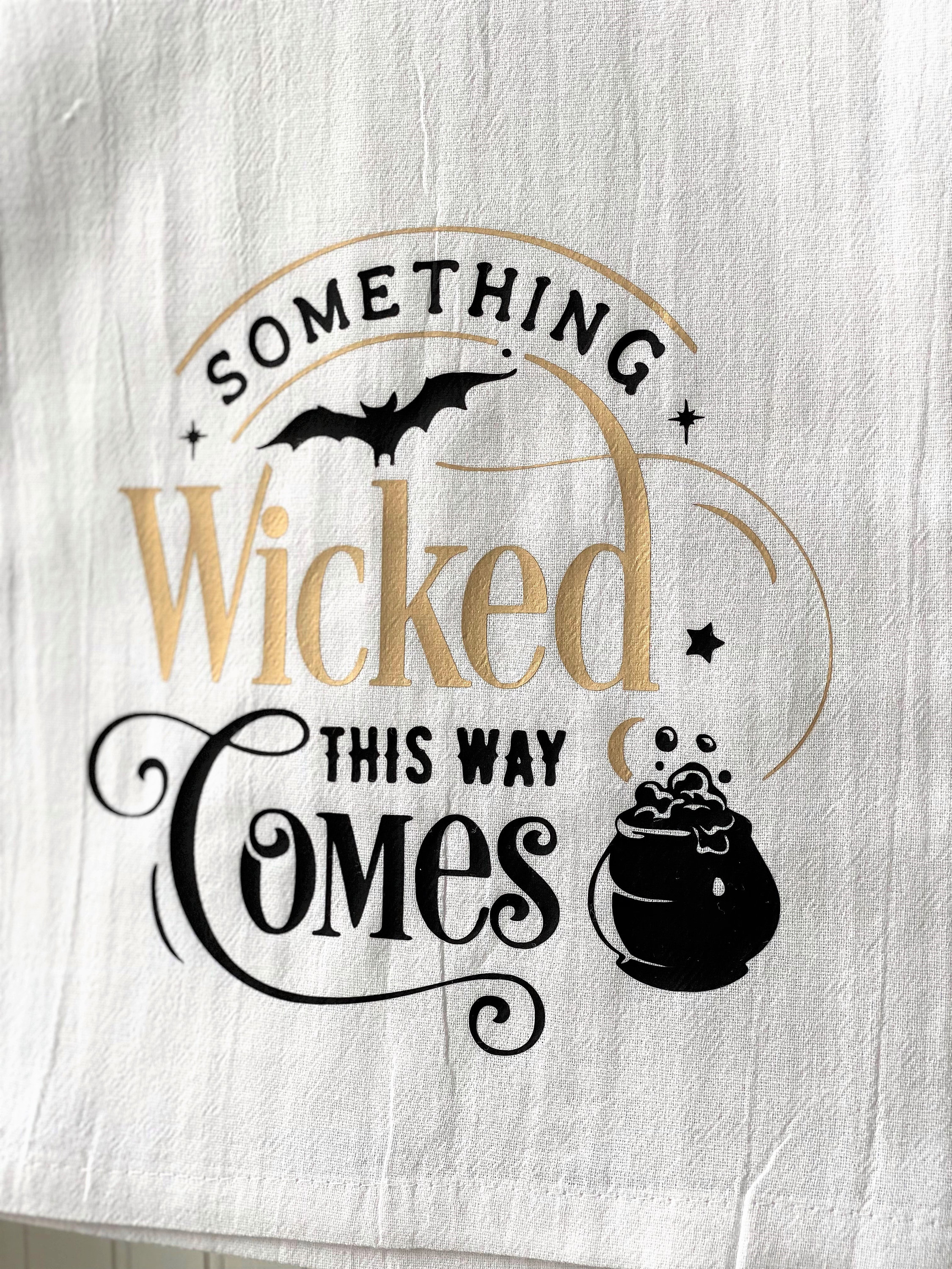 Something Wicked This Way Comes Tea Towel / Shakespeare Macbeth Tea ...