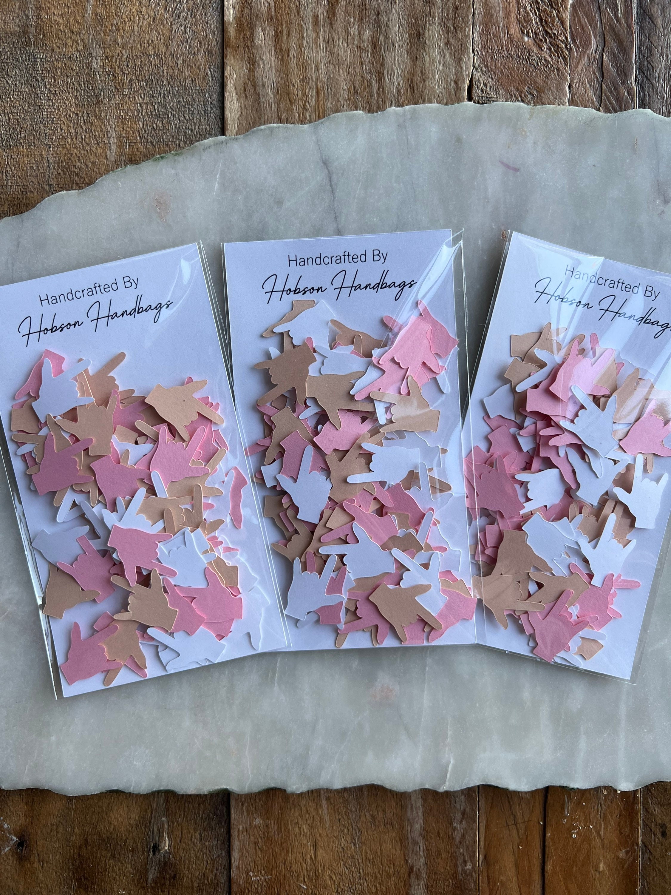 ASL Confetti / Sign Language Confetti / ASL I Love You / Sign Language ...