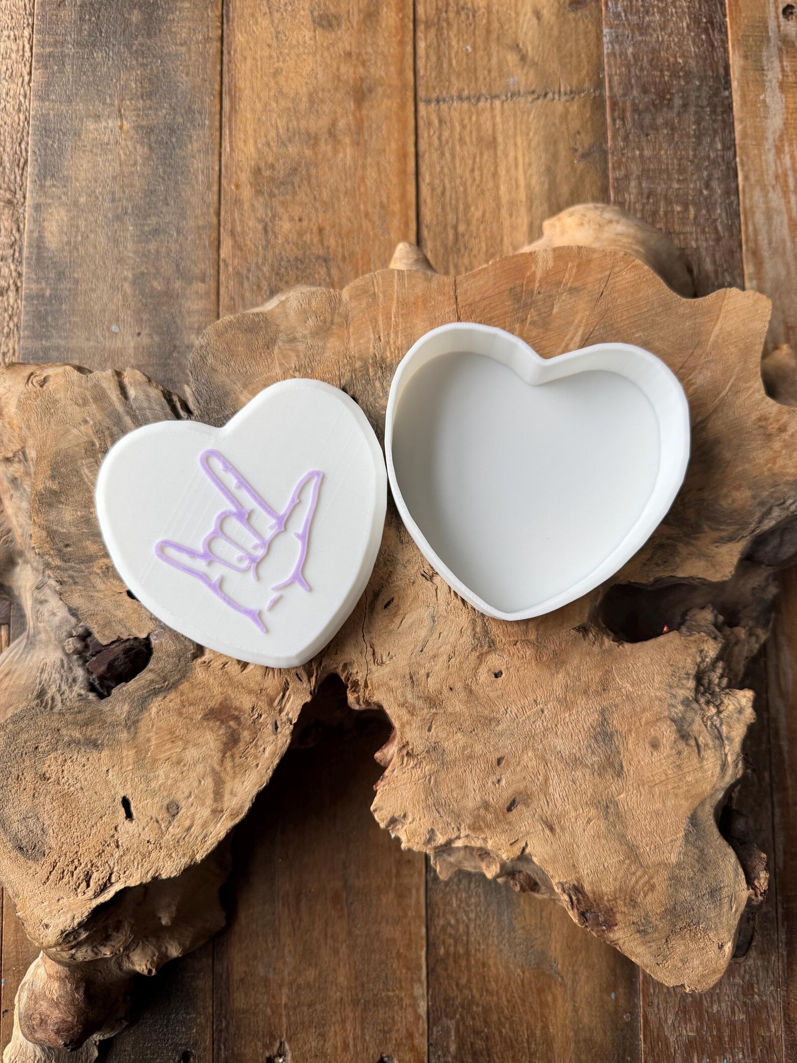 Sign Language I Love You Heart Box / ASL ILY Box / Sign Language ...