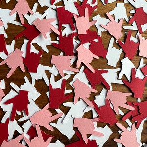 ASL Confetti / Sign Language Confetti / ASL I Love You / Sign Language ...