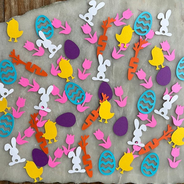 Easter Confetti / Easter Basket Filler / Spring Table Scatter / Card Filler / Easter Table Decor / Spring Confetti / Easter Tablescape