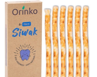 Siwak-Sticks (Miswak) x6 – 100 % natürliche Zahnbürste