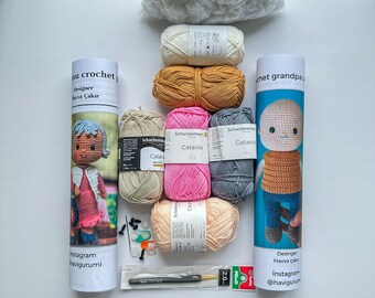 Crochet Kits for adults, Gift Crochet diy box