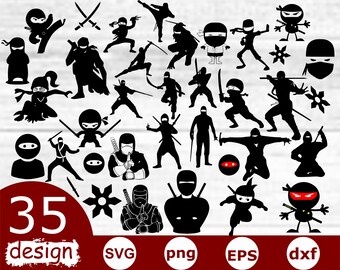 Ninja Boy Svg Etsy