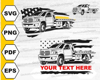 Tow Truck Svg Etsy