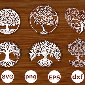Baum des Lebens svg. Handgezeichneter Baum-Lebens-Svg. Lebensbaum Clipart, Lebensbaum Svg Schnittdateien für Cricut, Keltischer Lebensbaum Svg,