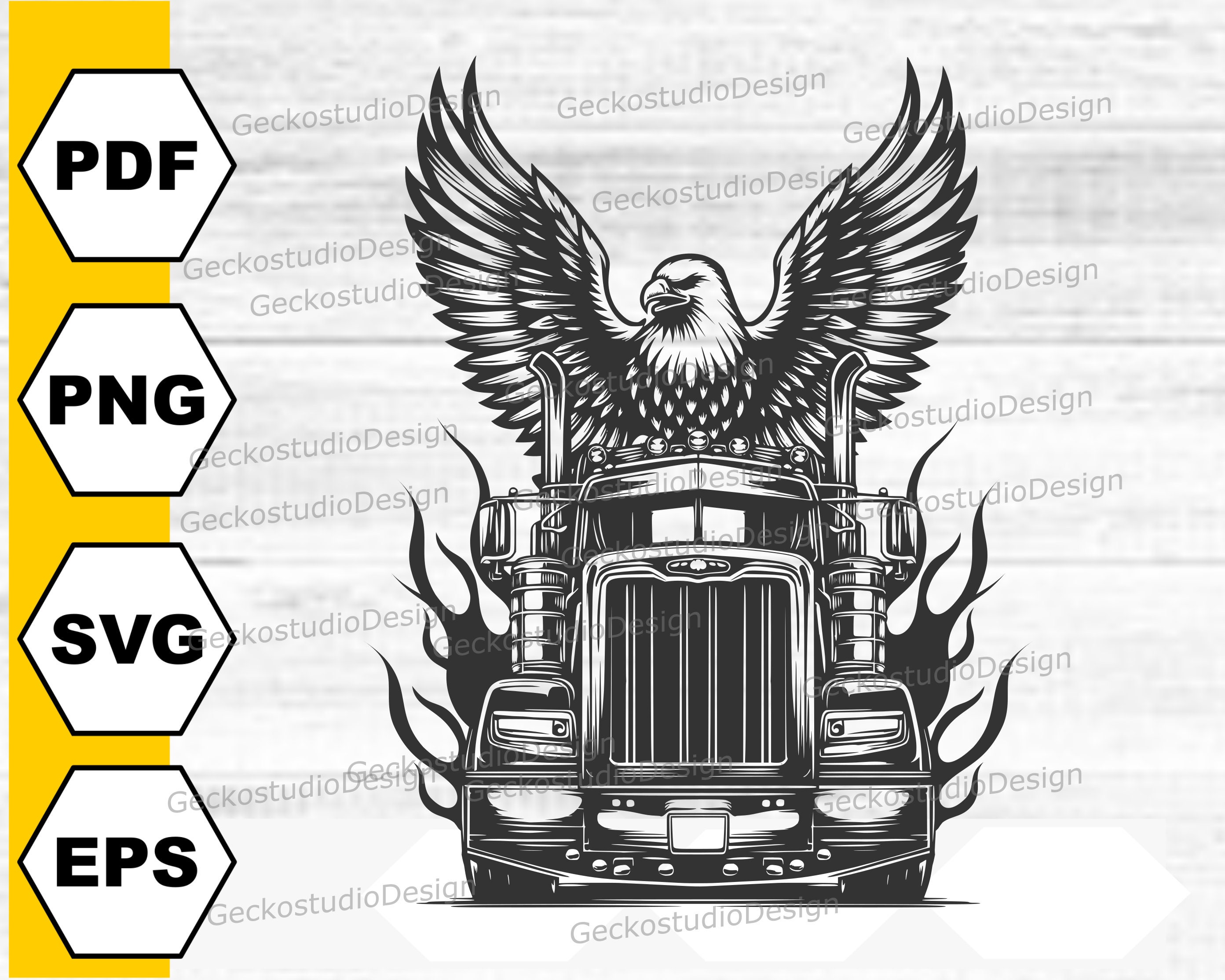 US Eagle Truck svg. American Trucker svg. Truck Driver svg. Truck png. Trucker Dad svg. Trucker Life svg.