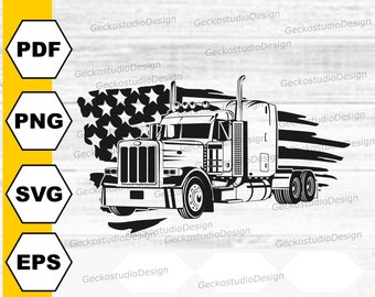 American Truck svg. Semi Truck svg. Truck Driver svg. Truck Shirt svg. Truck png. Semi svg. Truck Clipart. Big Rig svg. Truck Logo.
