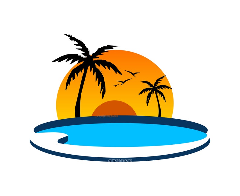 Swimming Pool Svg . Swimming Pool Cut Files . Swimming Pool Clipart ...