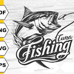 Tuna fishing svg. Tuna Fish svg. Tuna Fishing silhouette cut files. Tuna svg. Fish svg