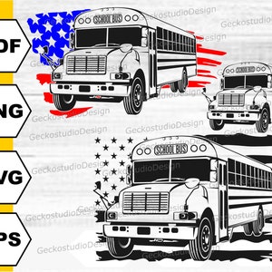 School Bus svg. Back To School svg. School Bus Png. Bus Driver svg. Bus Flag svg. Back To School Shirt svg. School png. Bus Clipart.