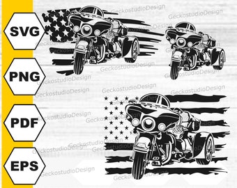 Trike Motorcycle svg. Tricycle svg. Trike svg. Trike Motor svg. Motorcycle Shirt svg. 3 Wheel Motorcycle svg. Motorcycle Flag svg.