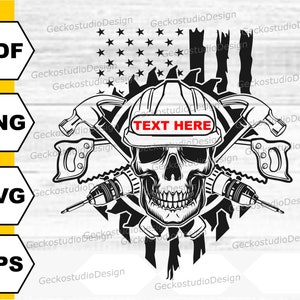 US Carpenter svg. Carpentry svg. Tools svg. Woodworking svg. Repairman svg Carpenter Skull svg. Carpentry Logo. Carpenter Shirt. Saw svg.