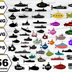 U-Boot Svg. U-Boot Silhouette. U-Boot Clipart. U-Boot Vektor. U-Boot für Cricut. Militär marine svg