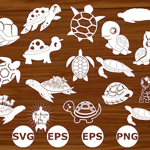 Turtle svg . Turtle silhouette . Turtle vector . Turtle cut file . Turtle clipart . Sea Turtle svg . Tortoise svg . Turtle svg bundle