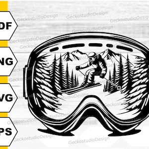 Sci in formato SVG. Occhiali da sci in formato SVG. File di taglio della sagoma dello sci. Sci di montagna in formato SVG. Sci png. Sciatore della neve in formato SVG. Clipart di famiglia sugli sci. Tornitura degli sci.