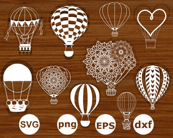 Hot Air Balloon Svg. Hot Air Balloon Cut Files. Hot Air - Etsy India