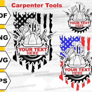 US Handyman Logo. Carpentry Tools svg. Repairman svg. Repair Tools svg. Carpenter Logo. Carpenter Flag svg. Hammer svg. Toolbox svg.