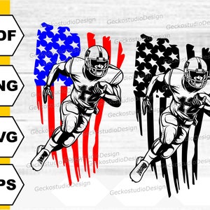 Us Football Player svg. Football svg. American Football svg. Football Player silhouette cut files. Football Shirt. Football clipart Png