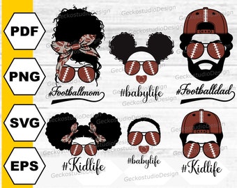 Afro Football Mom svg. Afro Football svg. Football Dad svg. Football Mom life svg. Afro Momlife svg. Football Sister svg. Football Life Png.