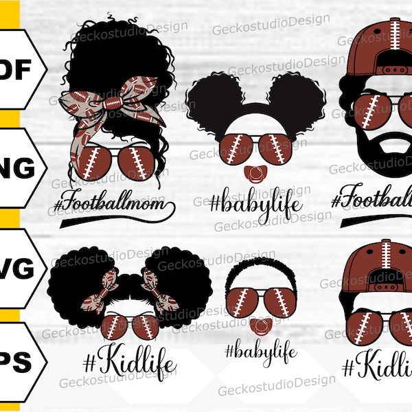 Afro Football Mom svg. Afro Football svg. Football Dad svg. Football Mom life svg. Afro Momlife svg. Football Sister svg. Football Life Png.