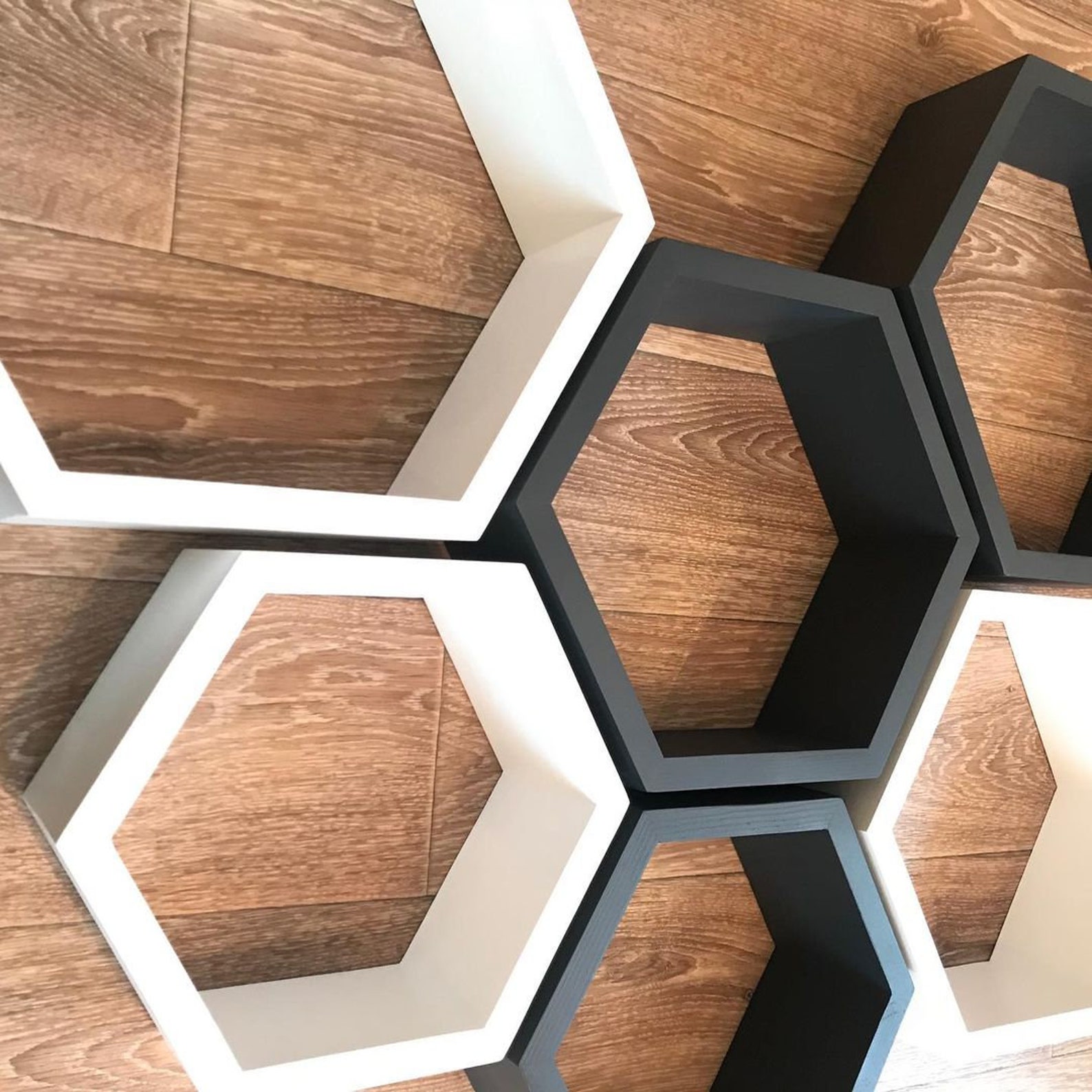 Wall Shelves Set of 3 Shelves Fathers Etsy